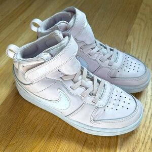 Pink Nike Court Borough Mid Sneakers Size 13.5C